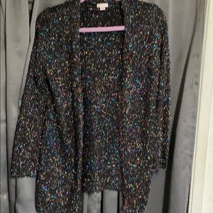 Multi Color Glittery Cardigan